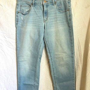Ladies Sonoma Light wash Girlfriend jeans, size 10